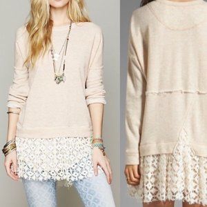 Free People Beach Shake it Down Pullover /Dress OS